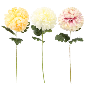 RAMĂ ARTIFICIALĂ - CRIZANTEMĂ MARE 72 CM MIX DE CULORI pachet=24buc *4052