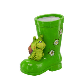 FIGURĂ DE GRĂDINĂ - CIZMA CU MELC 18 x 10 x 20 cm GHIVECI pachet=2buc *8814