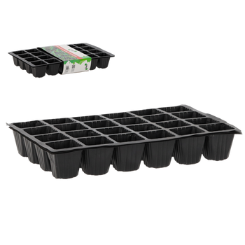 SET 3 FARFURII DE CULTIVARE/PENTRU SEMĂNAT DIN PLASTIC 24 CELULE *4366