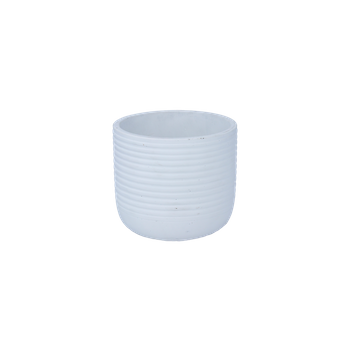 VASETA DIN CIMENT PENTRU GHIVECI 14 x 14 x 12 CM Albă *1381