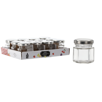 BORCAN 30 ML ȘASEFAȚETAT CU CAPAC METALIC DISPLAY=12BUC*1530