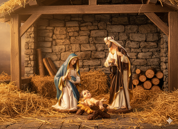 Familia Sfântă - Set de 3 figuri 110 cm