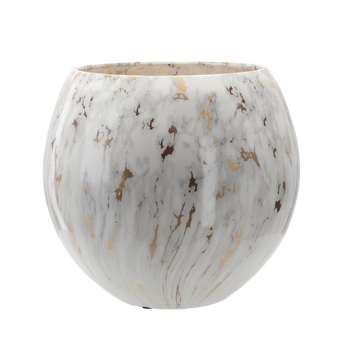 VAS PENTRU GHIVECI FIBRA DE STICLĂ 42,5 x 42,5 x 39 CM DECORAT *2480