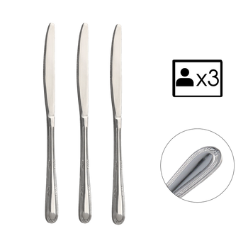 KIT DE 3 CUȚITE NATALIA *7301