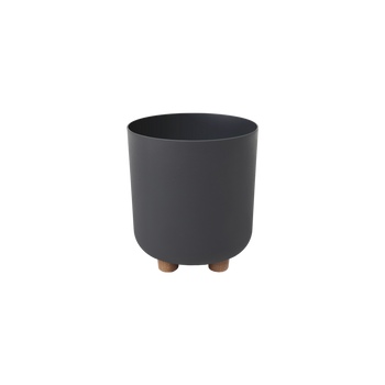 VAS SOFIA 190MM RECICLAT NEGRU*44245