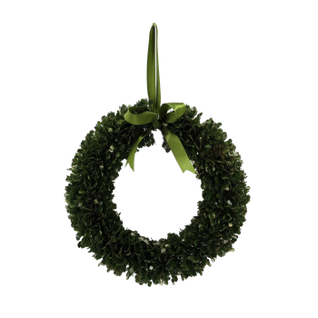 Coroană de Crăciun - cu panglică verde 30 cm *6185