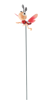 DECORAȚIUNE PE TOBATĂ PENTRU GHIVECI / GRĂDINĂ - FLUTURE 12 CM / 50 CM *5283