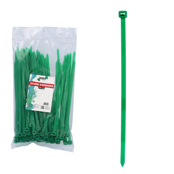 Pachet. 100 de brățări de strângere pentru fixarea plaselor de umbrire 0,5 x 15 cm *0906