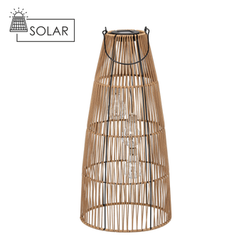 LANTERNĂ SOLARĂ CULOARE FIER BROWN 55 CM *0213