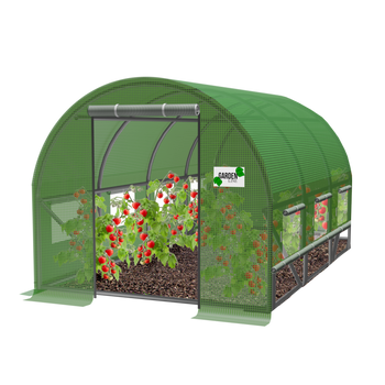 TUNEL OGRODOWY FOLIOWY 3 SEGMENTOWY 3 x 2 x 2 M ZIELONY Z OPCJĄ DODATKOWEJ WENTYLACJI 