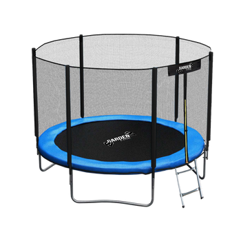 TRAMPOLINA 8FT 252 CM CU SCARĂ ȘI REȚEA DE SIGURANȚĂ *9863
