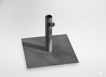 PODSTAWA POD PARASOL 40 x 40 CM METALOWA SZARA