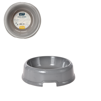 VASETA PENTRU ANIMALE 21,5 CM GRI pachet=4buc *9523