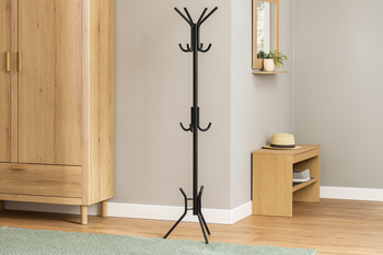 WIESZAK STOJĄCY OMER 178 CM CZARNY *5363