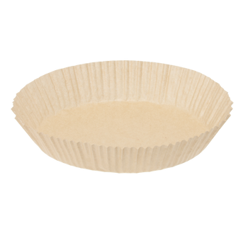 Sada 50 vložiek do fritézy bez tuku papierové okrúhle 20 x 4,5 cm *2558