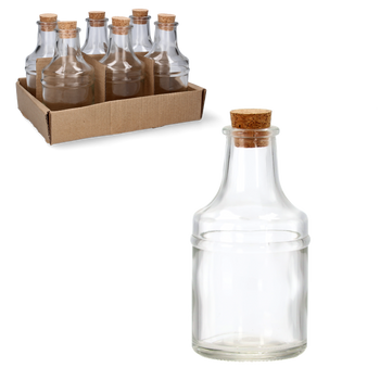 FĽAŠA 200 ML + ZÁTKA DISPLAY=6ks *6814