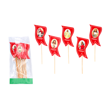 Vianočná ozdoba OS-30 vlajka KPL.20 ks *2204*