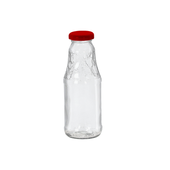 FĽAŠA NA ŠŤAVU 330 ML S VIACKRÁTOVÝM ŠROUBOM FI 38, ZGRZ=8 KS, PAL=1512 KS *1154