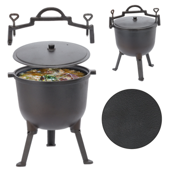 HUNTING CAST IRON POT 11L 30,5 X 22 CM *3727