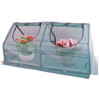 MALÁ ZELENÁ SKLENÍK 120 x 62 x H60/30 cm *5521