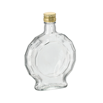 FĽAŠA MEDAILÓN 250ML + ZATVÁRACÍ KRYT FI 28, ZGRZ = 12 KS *3559