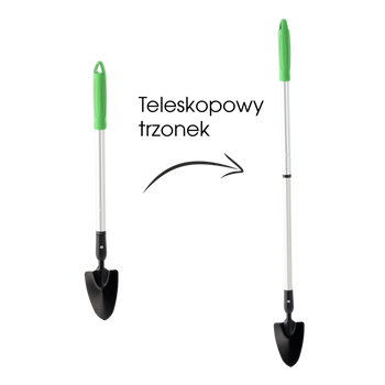 ZÁHRADNÁ LOPATKA S TELESKOPICKOU RÚČKOU 71-106 CM *6766