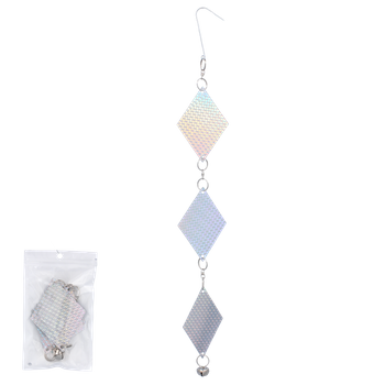 Odpudzovač vtákov reflexné karty mix farieb 50 cm balenie=24ks *3891