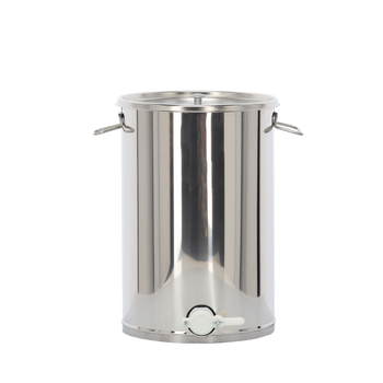 ODSTOJNIK 40 L Z PLASTIKOWYM ZAWOREM, POKRYWĄ I UCHWYTAMI *1383