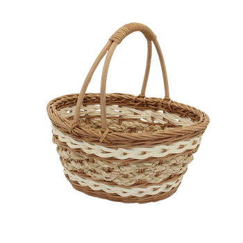 BASKET WITH HANDLE 26 X 20 11/25 CM