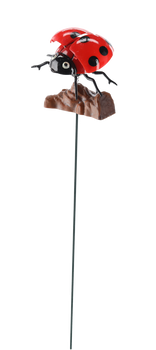 OZDOBNÝ HROT DO KADICE / ZÁHRADY - BIEDRONKA 10 CM / 50 CM *5344