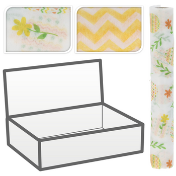 DEKORAČNÁ TKANINA ROLKA 28 x 300 CM VEĽKONOČNÁ *0524