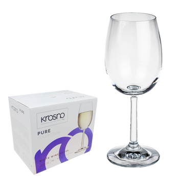 SÚPRAVA 6 KS. SKLENIČIEK 280ML NA BIELE VÍNO PURE *9347*